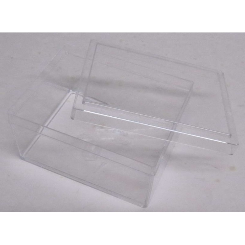 Boite transparente cristal 70 x 90 x 48 mm