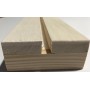 Etaloir en Balsa Plat fixe  4/40 Rainure 4 mm