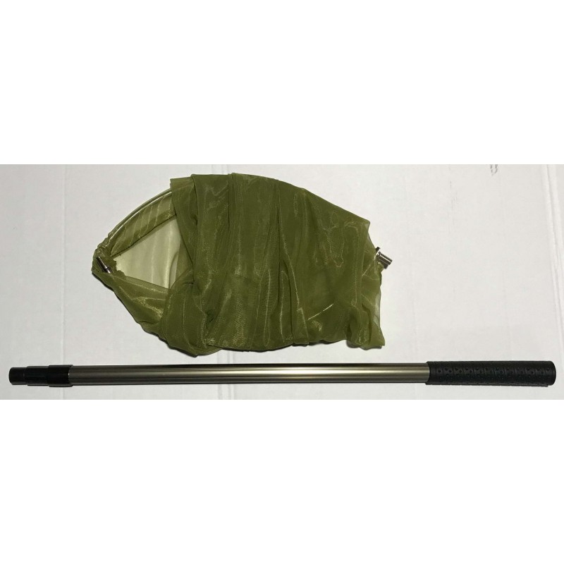 Filet Télescopique à Insectes Et Papillons Pour Attraper Les Insectes, Poignée En Acier Inoxydable Extensible De 38,1 Cm à 150 Cm