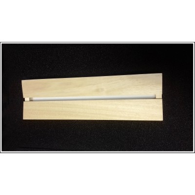 Etaloir fixe incliné  tilleul 22 mm /40 cm