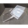 Lot de 5 Boites d'observation transparentes PP et son couvercle en cristal 135 x 100 x 45 mm