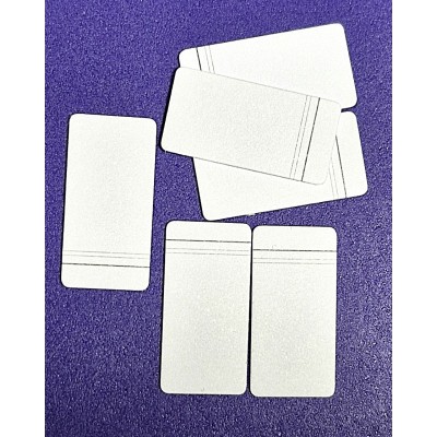 Sachet de 100 paillettes bristol  Lignées 20x10