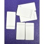 Sachet de 100 paillettes bristol  Lignées 20x10
