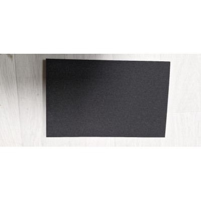 Plaque émalène noir 17  x 23,6  x 1 cm