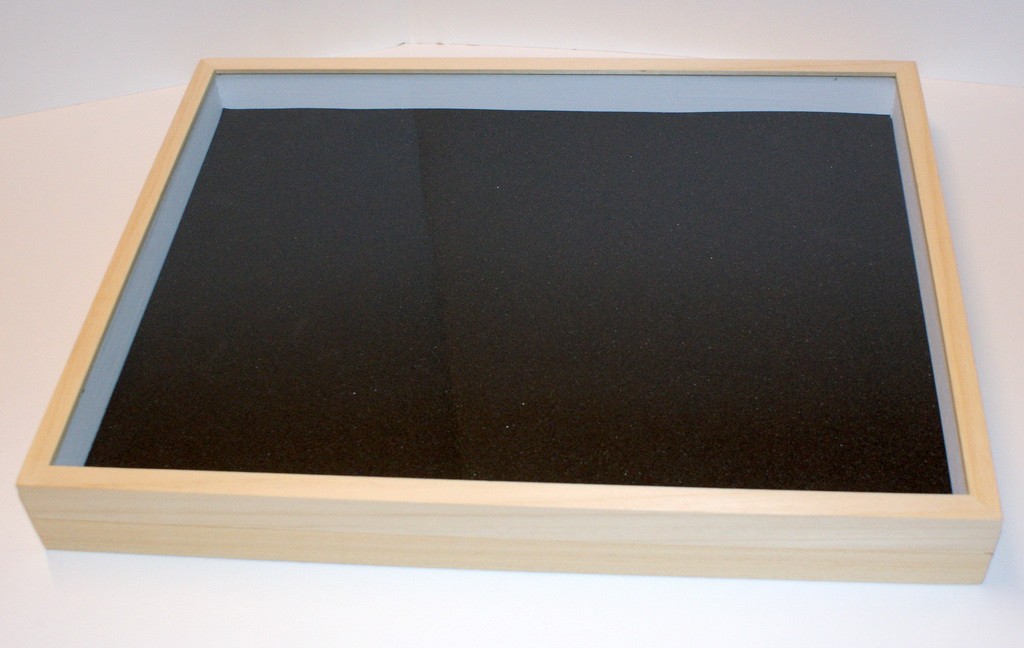 Boite entomologique 39 x 50 x 5,7 cm fond noir