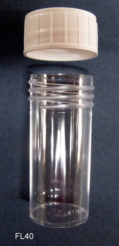Flacon à vis 40ml polystyrène cristal – Image 2