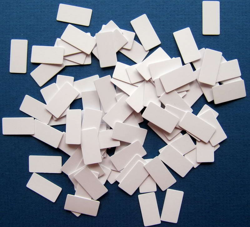 Sachet de 100 paillettes bristol 22x7