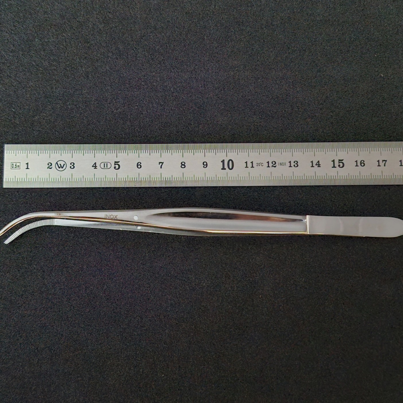Pince courbe inox 18 cm – Image 3
