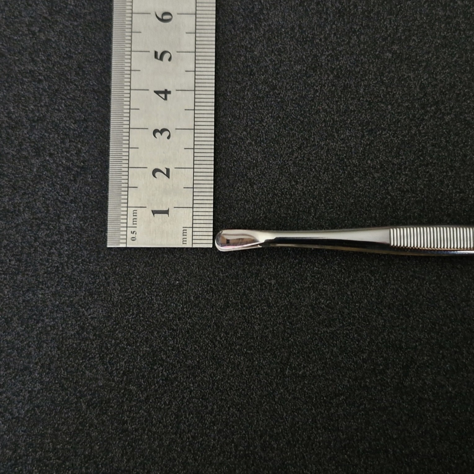 Pince pelle à étaler bouts arrondis 3 mm inox – Image 3